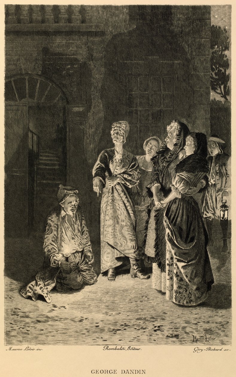 Georges Dandin di Moliere da Maurice Leloir
