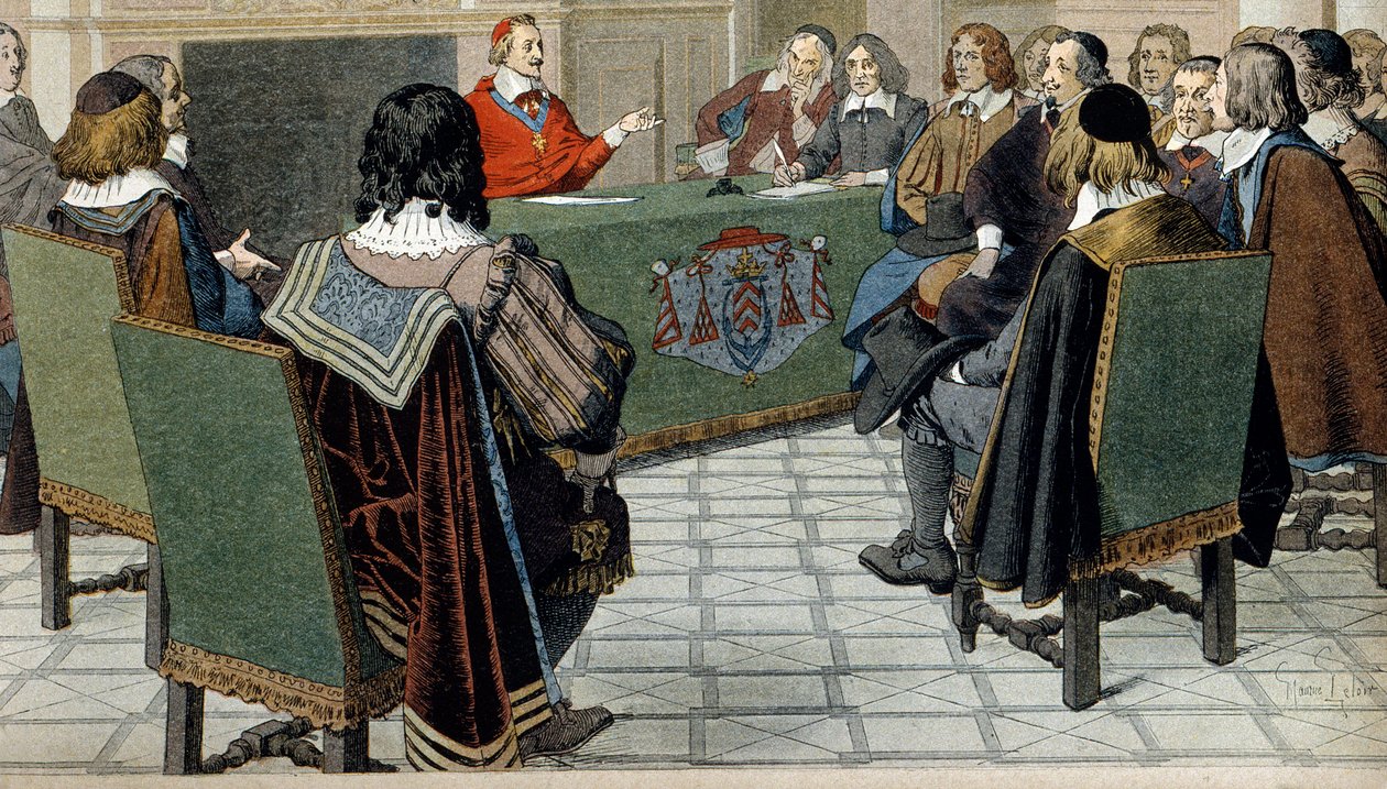 Storia della Francia: Cardinale Richelieu da Maurice Leloir