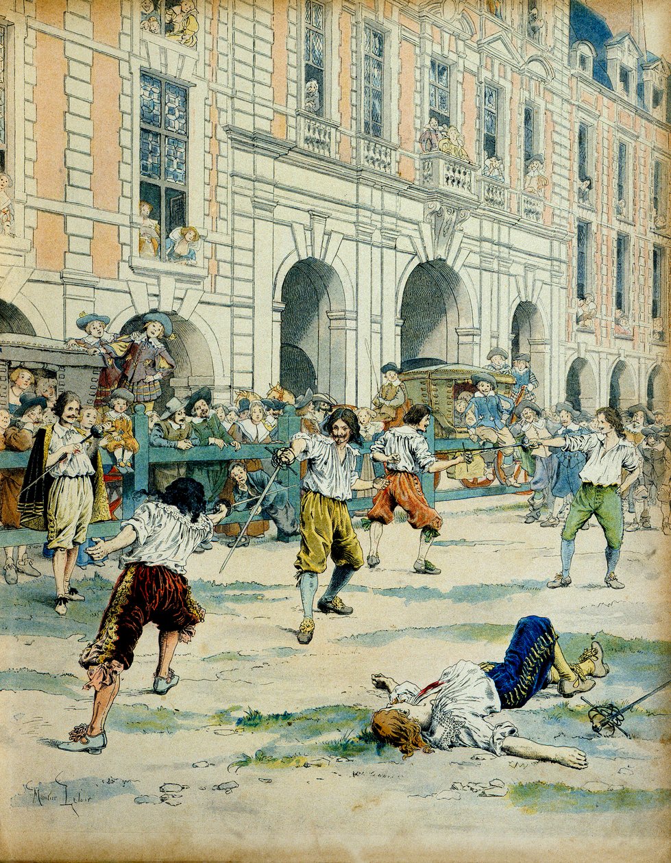 Storia della Francia: Nuovo editto (legge) del Cardinale Richelieu (Armand Jean du Plessis) da Maurice Leloir