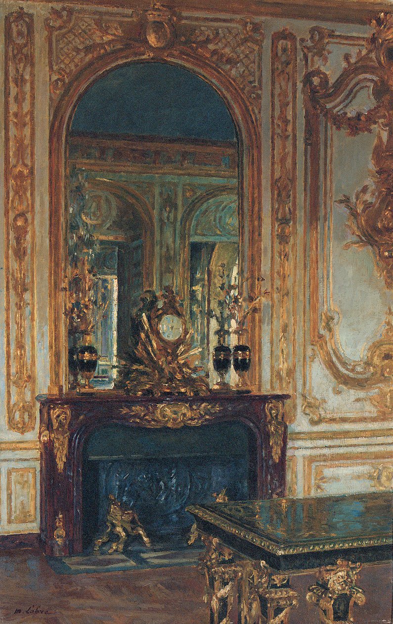 Vista interna di Versailles da Maurice Lobre