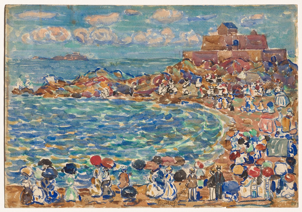 Spiaggia, Saint-Malo da Maurice Prendergast