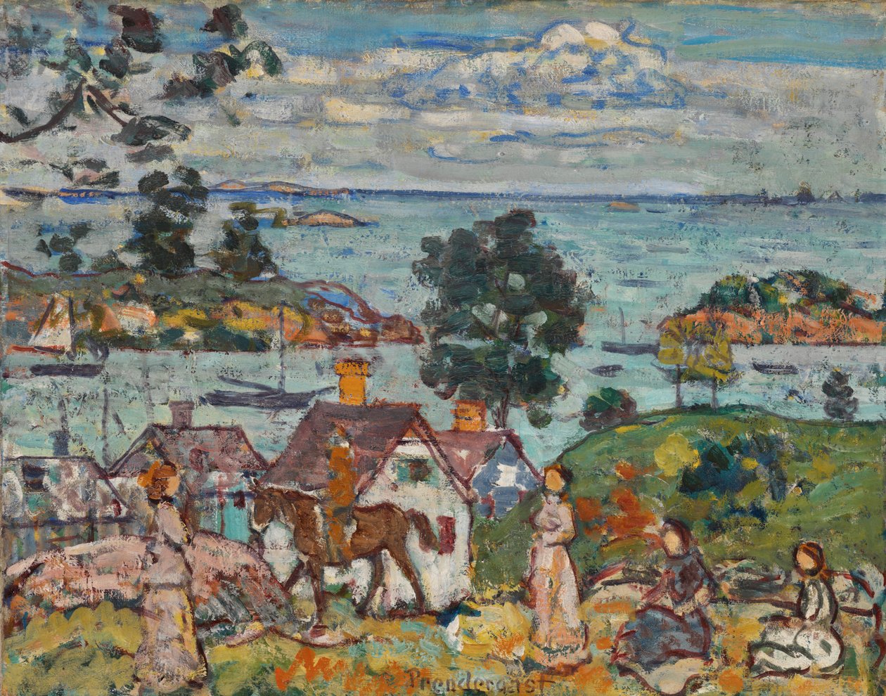 Porto di Gloucester da Maurice Prendergast