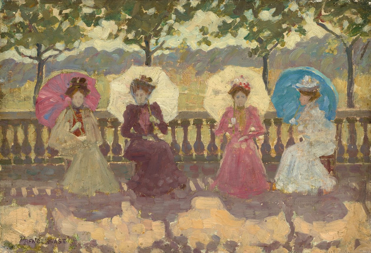 Nel parco, Parigi da Maurice Prendergast