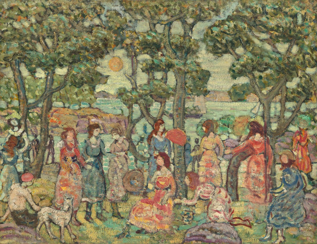 Paesaggio con figure da Maurice Prendergast