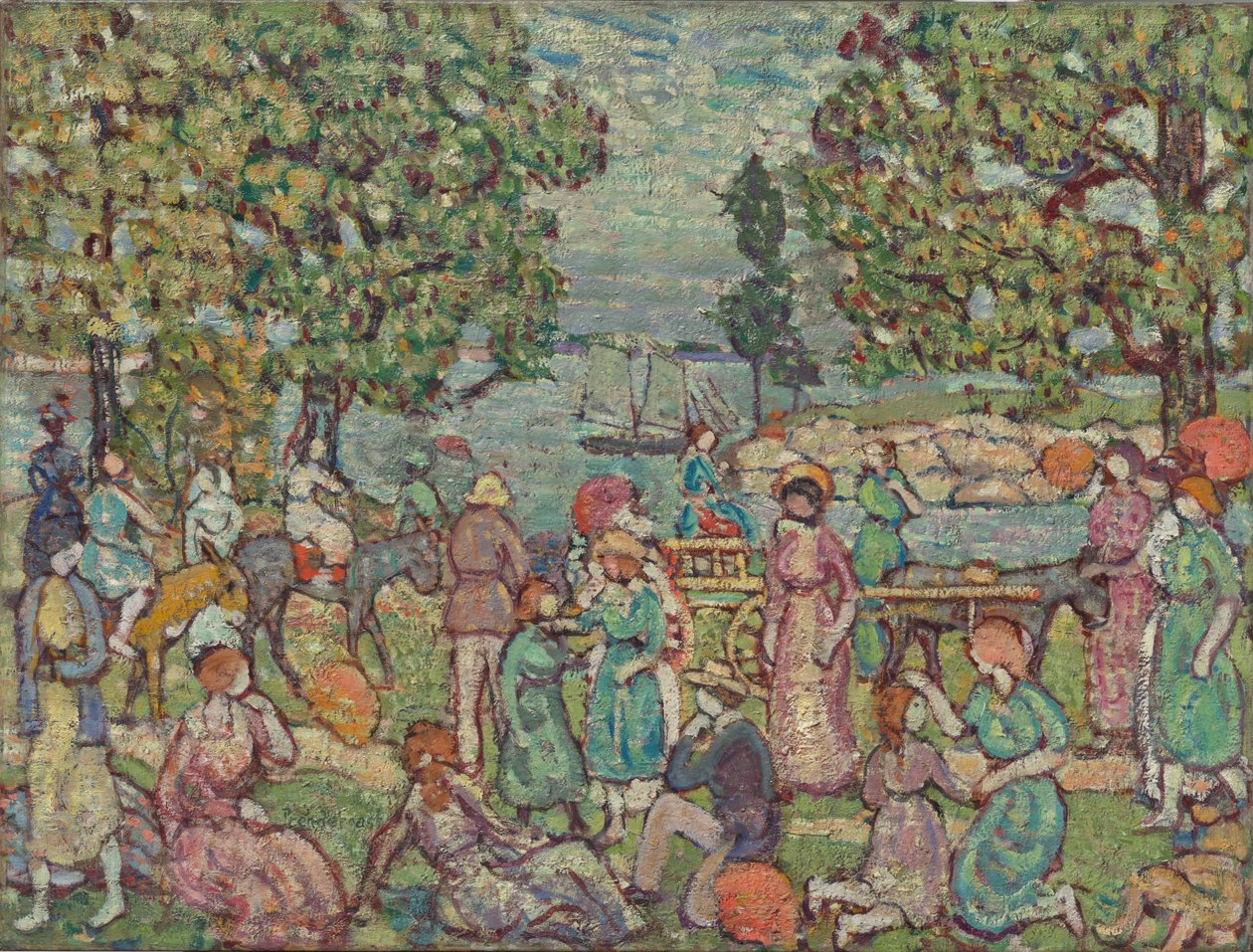 Sulla spiaggia, n. 3 da Maurice Prendergast