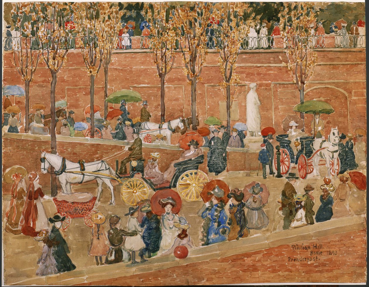 Pincio, Roma da Maurice Prendergast
