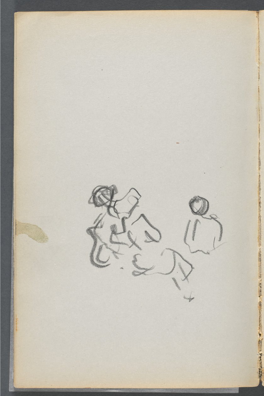 Quaderno di schizzi, The Dells, N° 127, pagina 054: Figure da Maurice Prendergast