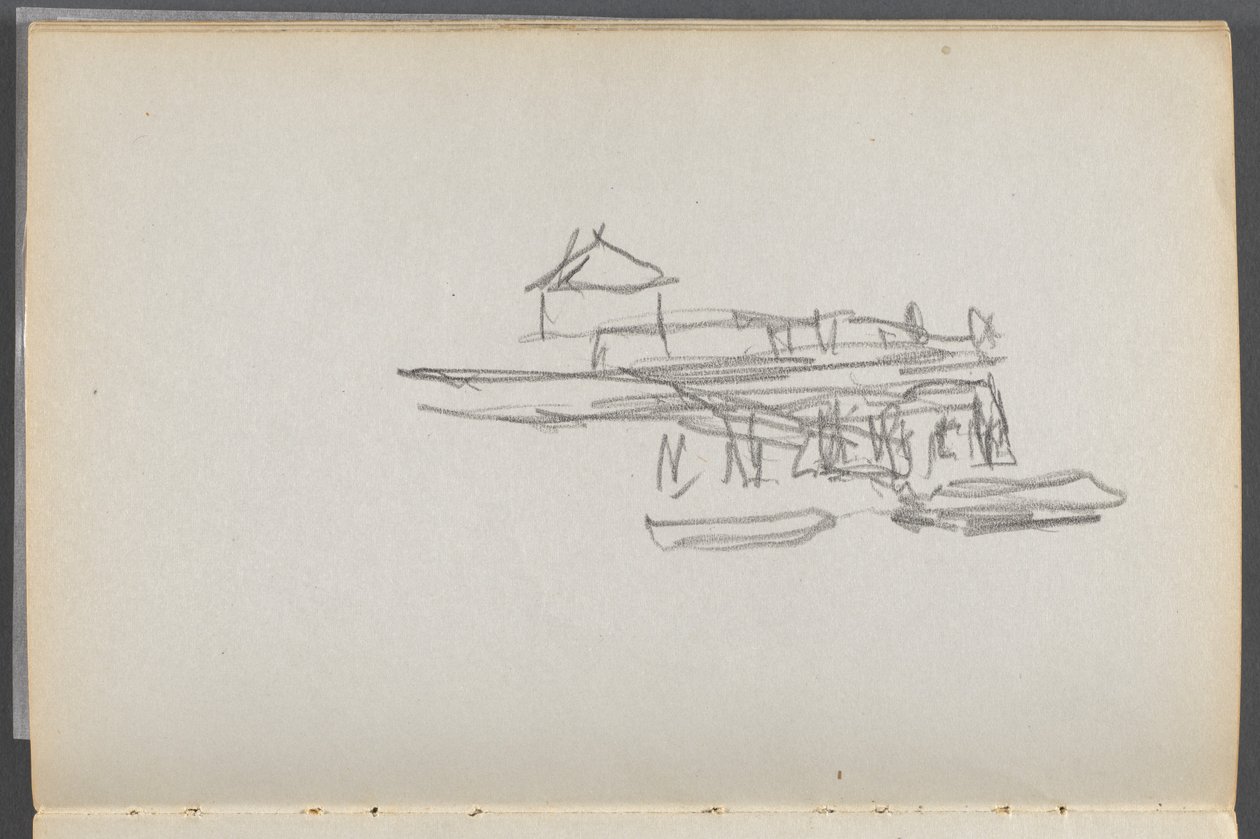Sketchbook, The Dells, N° 127, pagina 060: Darsena da Maurice Prendergast