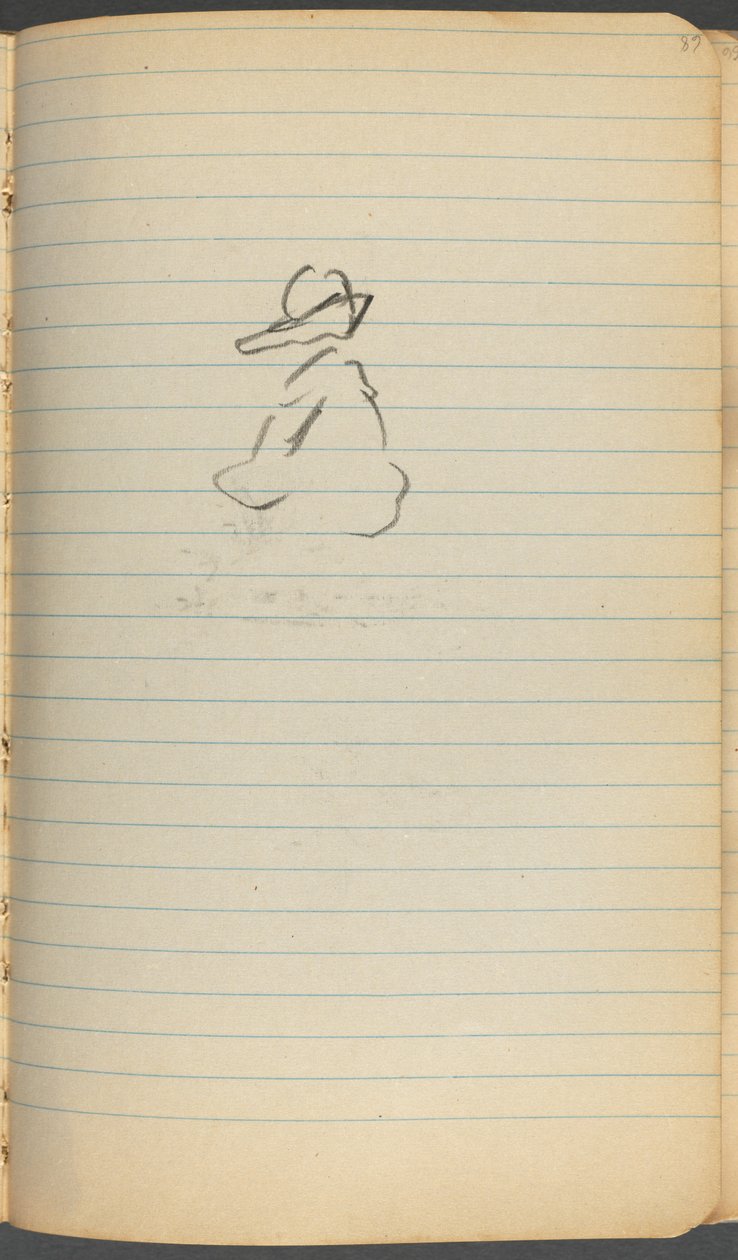 Sketchbook, pagina 068: Figura da Maurice Prendergast