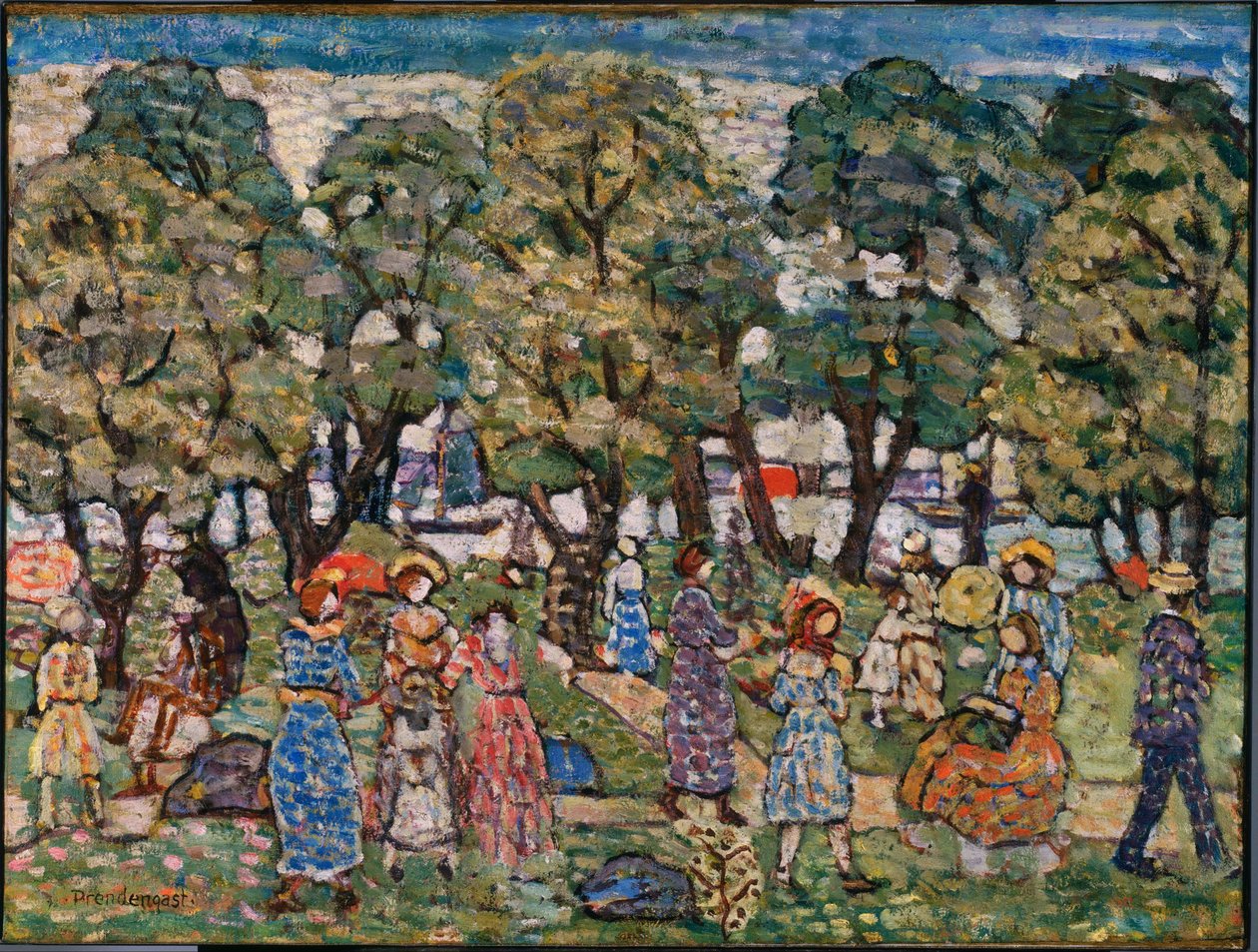 Sotto gli alberi da Maurice Prendergast