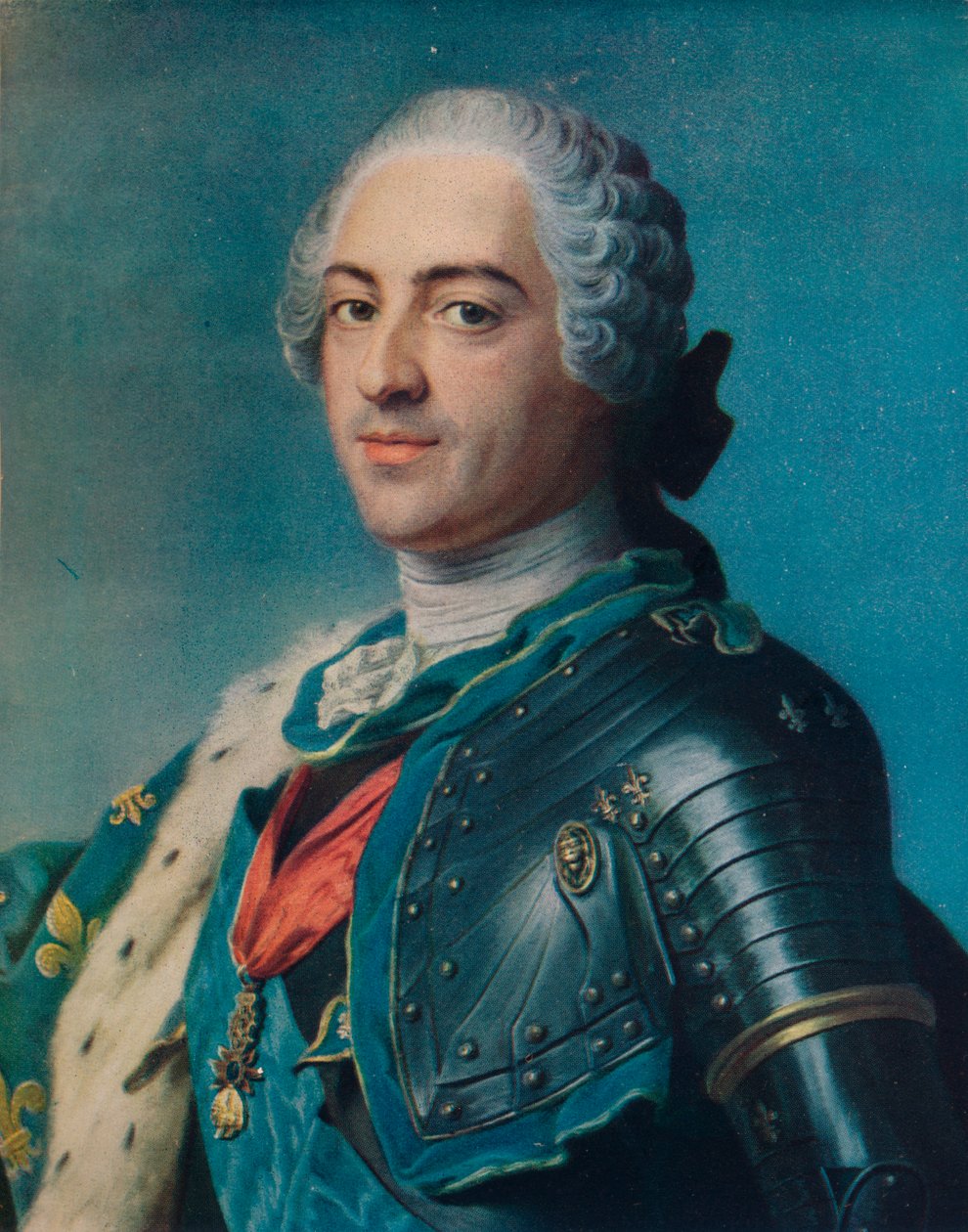 Luigi XV, 1748 da Maurice Quentin de La Tour