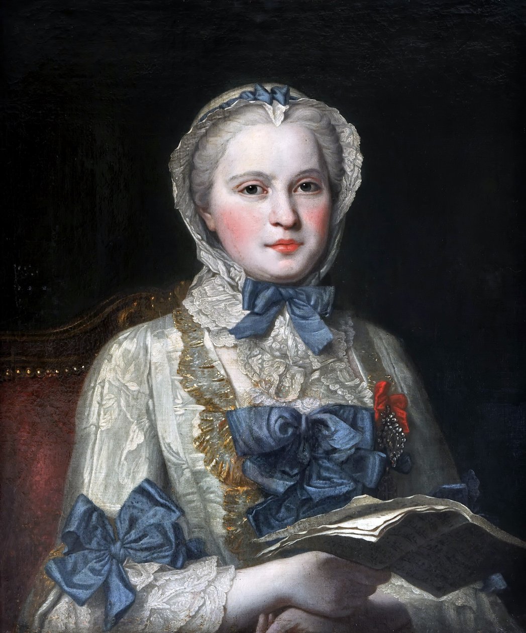 Ritratto della Principessa Maria Josepha di Sassonia da Maurice Quentin de La Tour