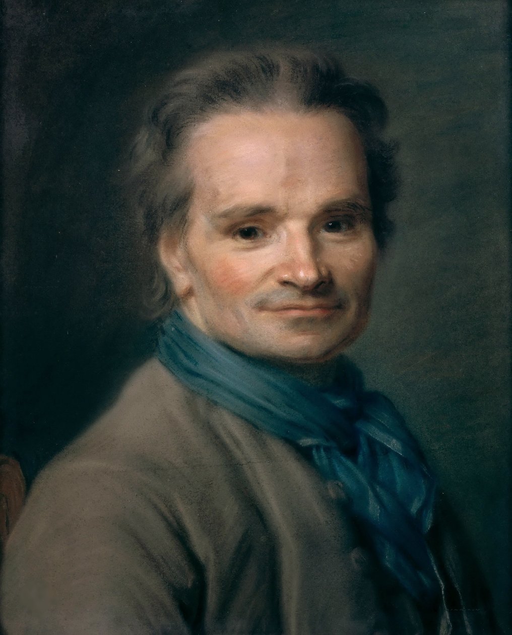 Ritratto dello scultore Jean-Baptiste Lemoyne da Maurice Quentin de La Tour