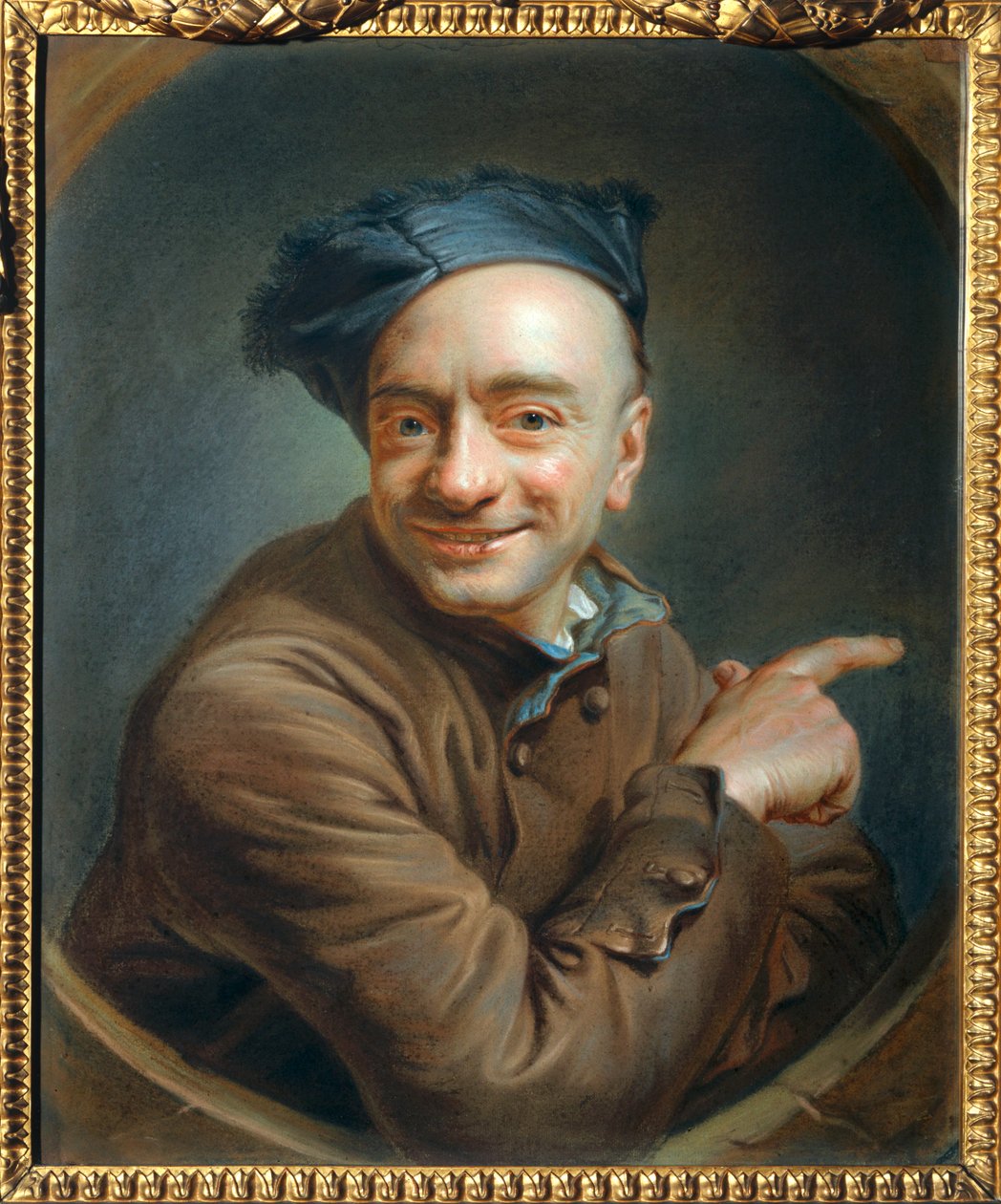 Autoportrait en rieur - Autoritratto con risate ... da Maurice Quentin de La Tour