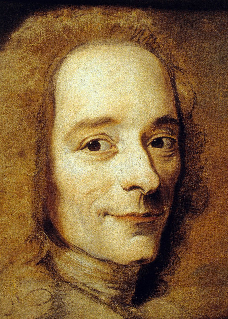 Francois Marie Arouet alias Voltaire da Maurice Quentin de La Tour