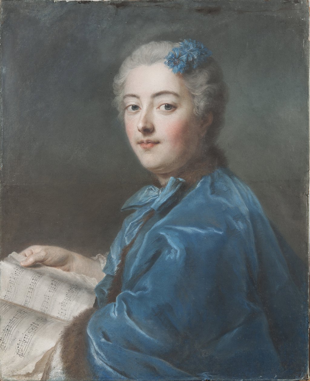 Marie Sophie de Courcillon, duchessa di Picquigny, principessa di Rohan da Maurice Quentin de La Tour