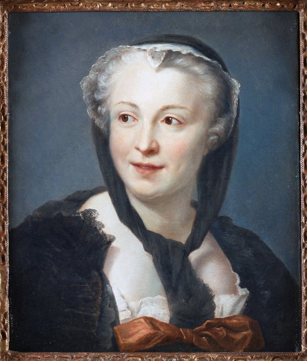 Ritratto della scrittrice Françoise de Graffigny da Maurice Quentin de La Tour