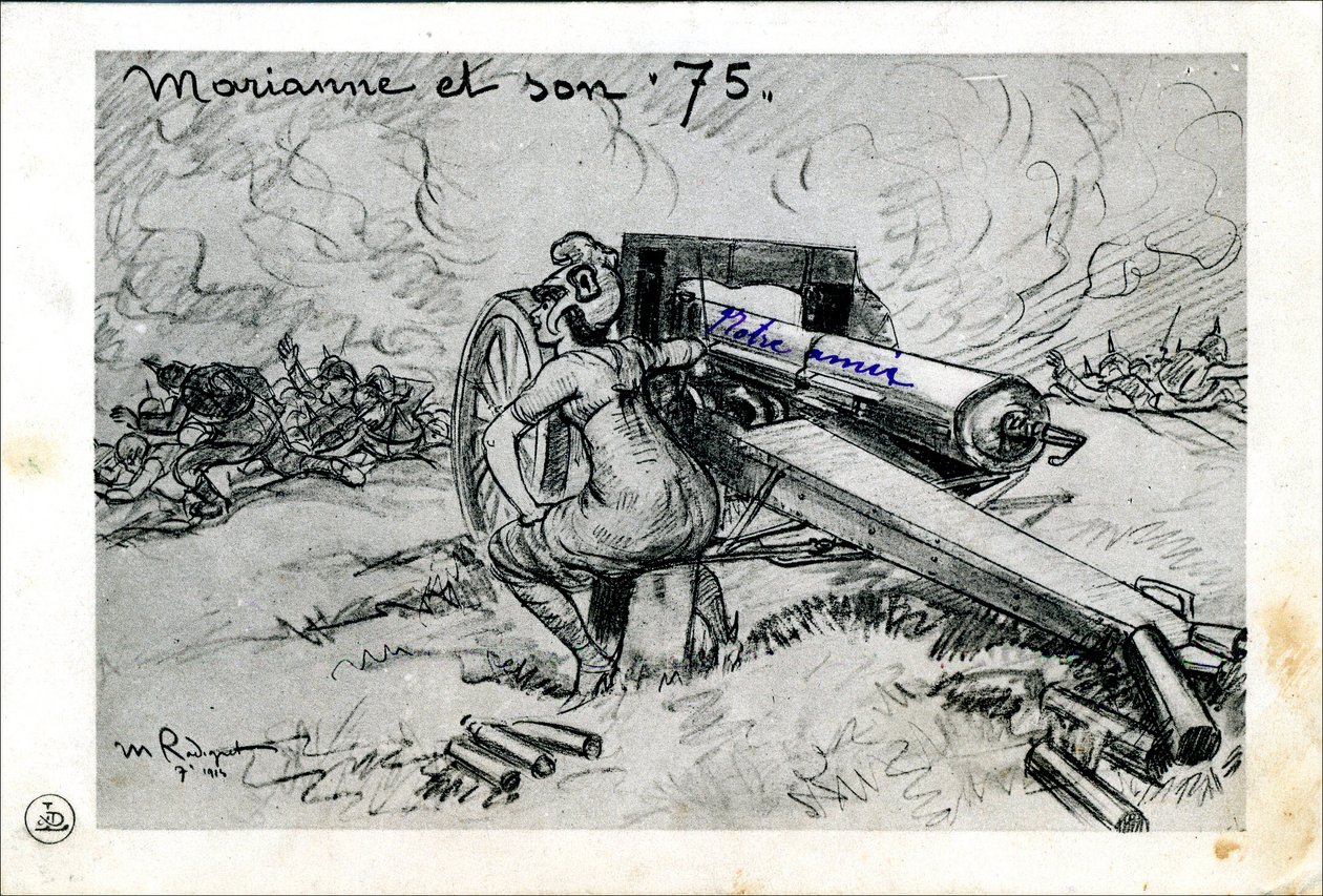 Cartolina, Satirico in N & B da Maurice Radiguet