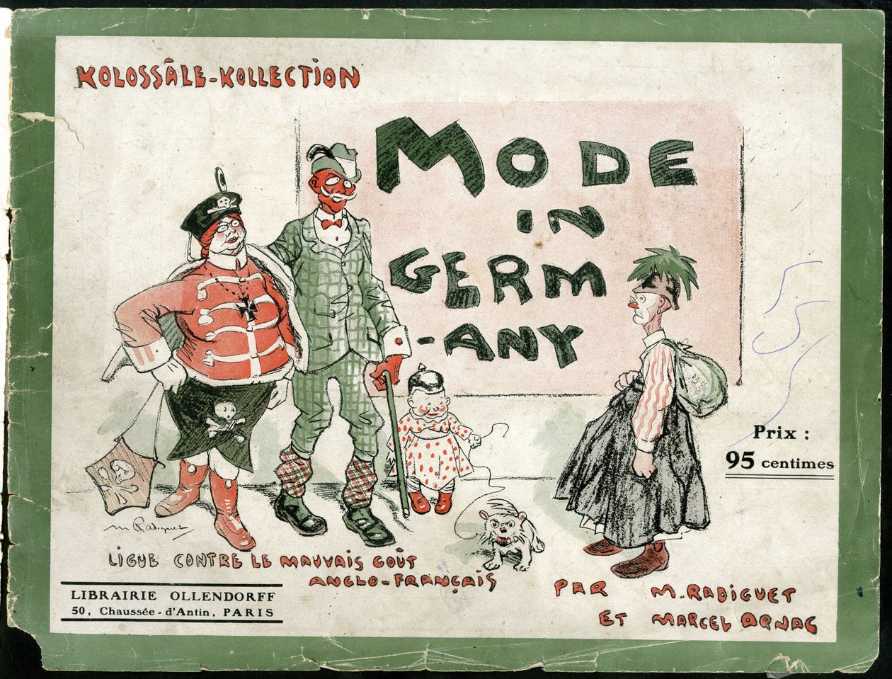 in Moda in Germania, ca. 1915 - Guerra del 14-18, Germania Prussia, Moda, Bruttezza da Maurice Radiguet