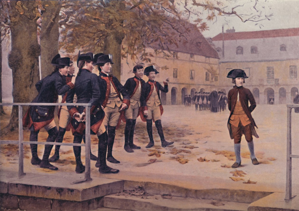Bonaparte, Il Nuovo, Alla Scuola di Brienne, 1779-1784, 1896 da Maurice Realier Dumas