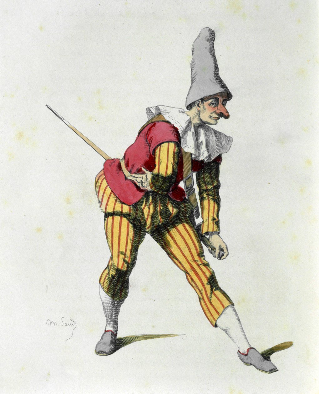 Brighella (acquaforte) da Maurice Sand