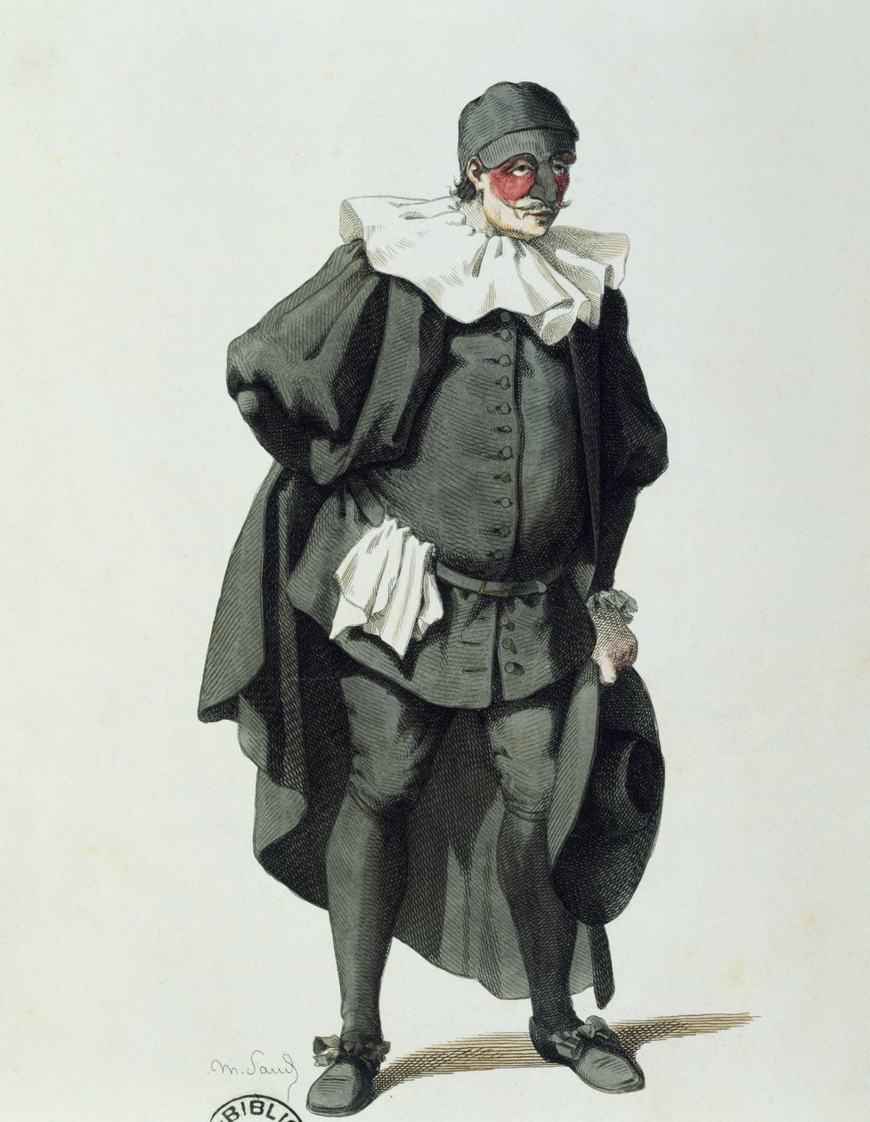 Dottor Balanzone nel 1653 da Maurice Sand