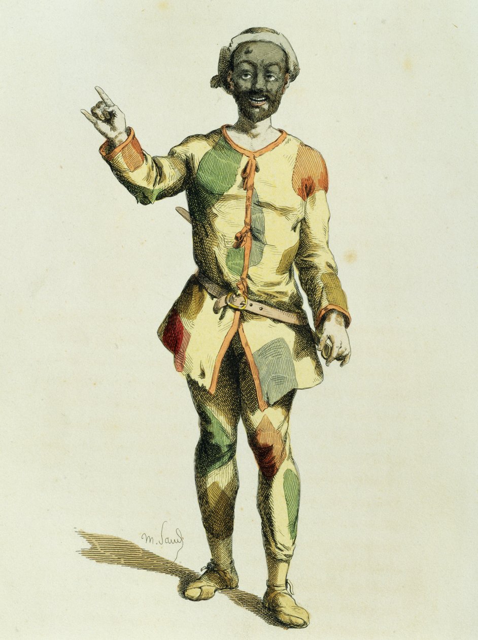 Arlecchino nel 1570 da Maurice Sand