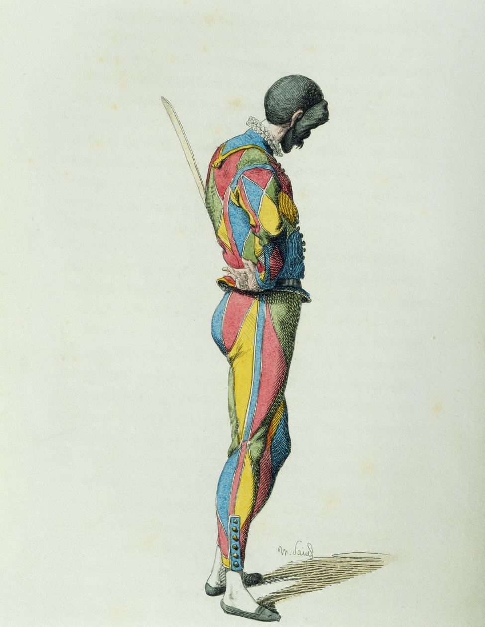 Arlecchino nel 1858 da Maurice Sand