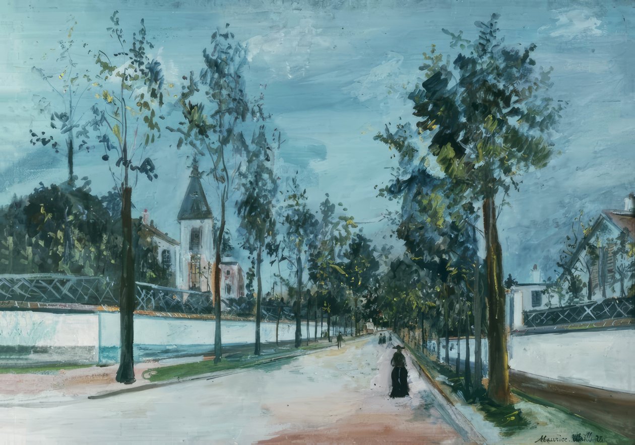 La strada di periferia da Maurice Utrillo