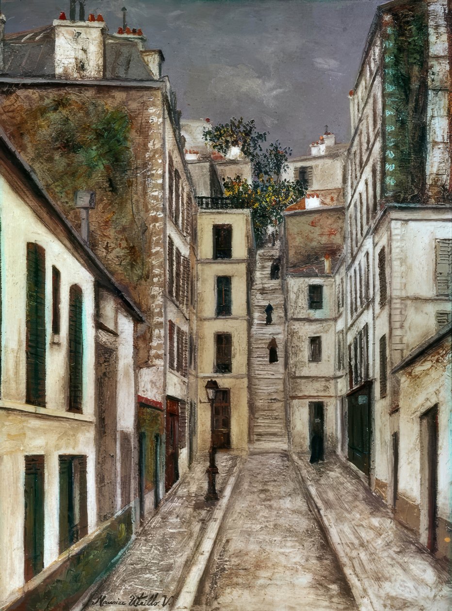 Il passaggio Cottin da Maurice Utrillo