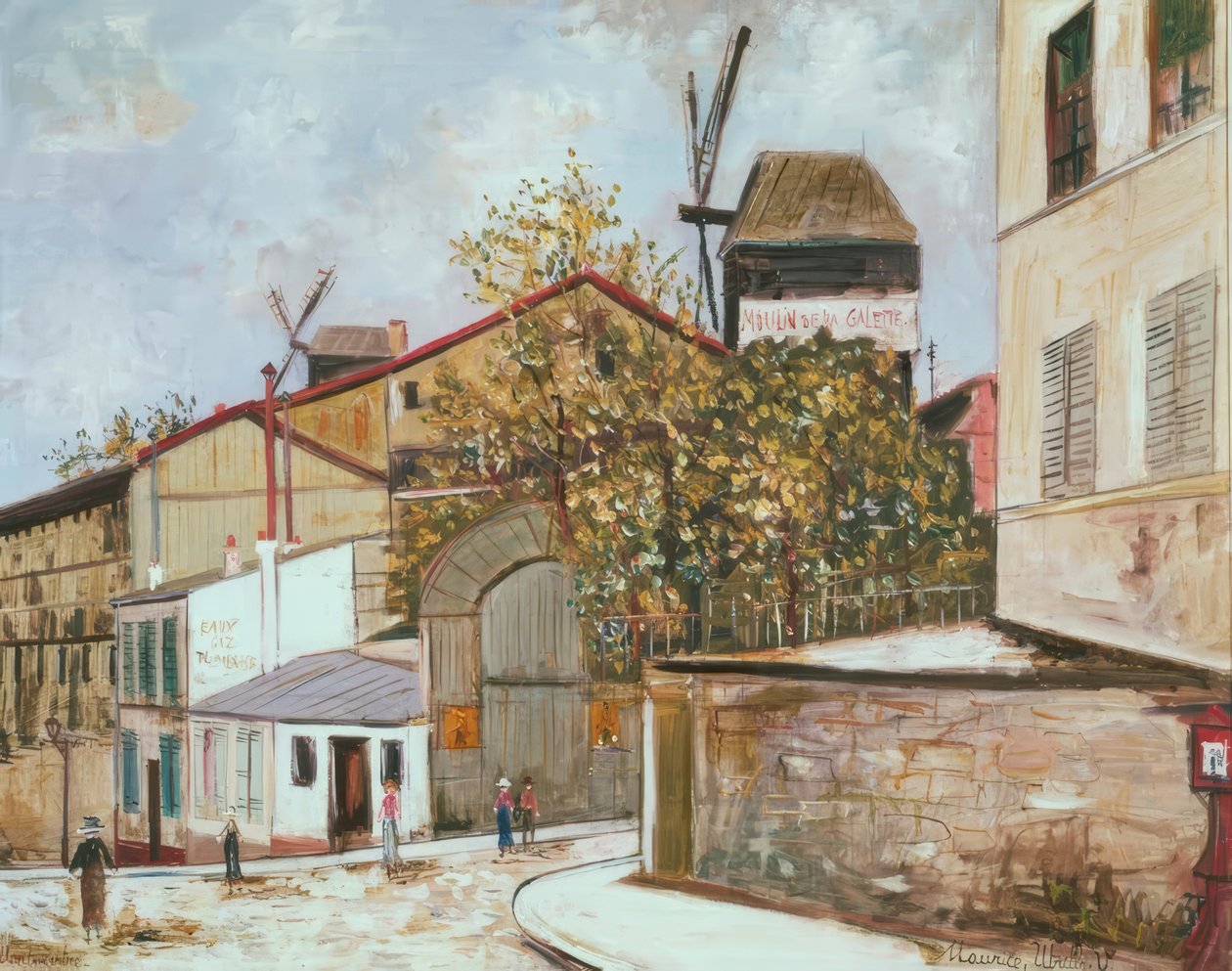 Il Mulino della Galette da Maurice Utrillo