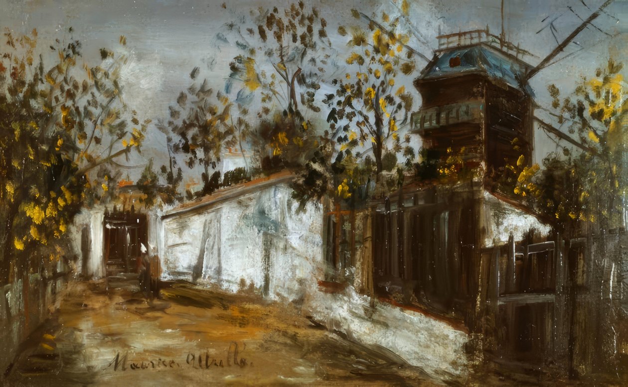Il Mulino della Galette da Maurice Utrillo