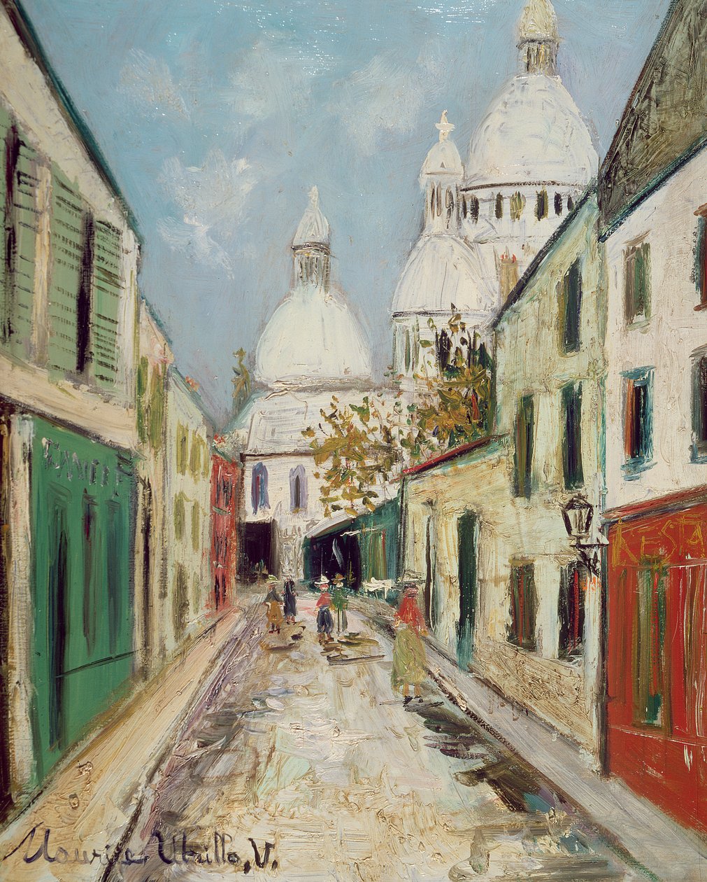 Il Sacro Cuore (pannello) da Maurice Utrillo