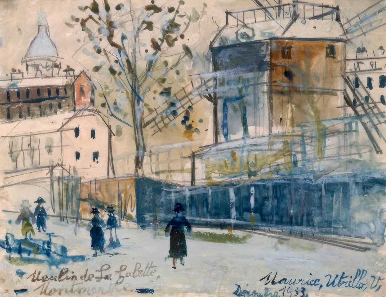Moulin de la Galette da Maurice Utrillo