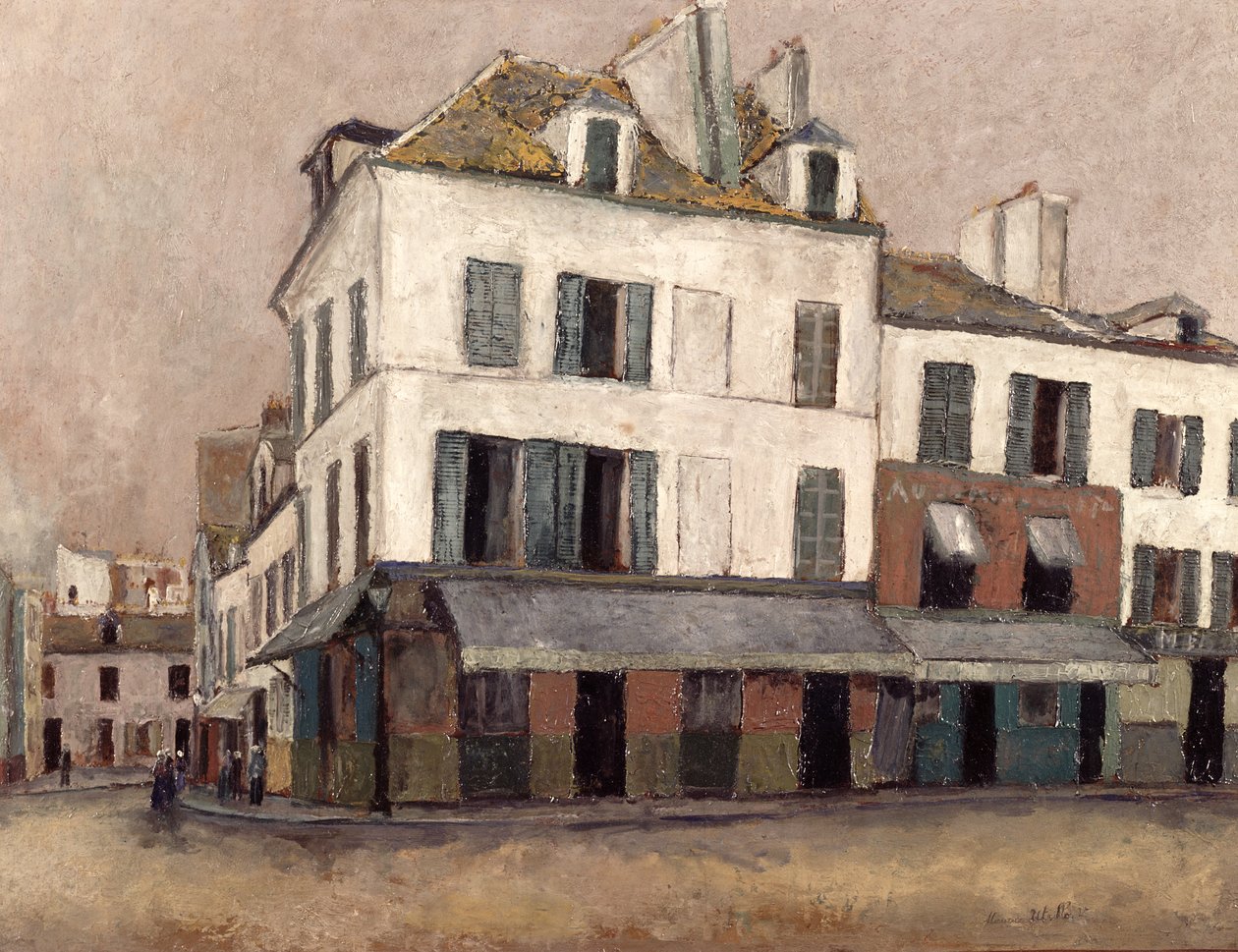 Place du Tertre a Montmartre da Maurice Utrillo