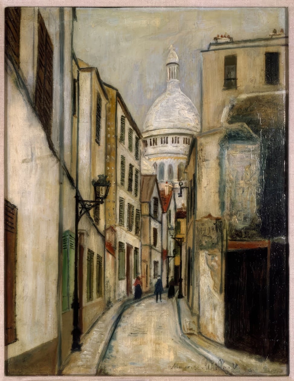 Via Saint-Rustique da Maurice Utrillo