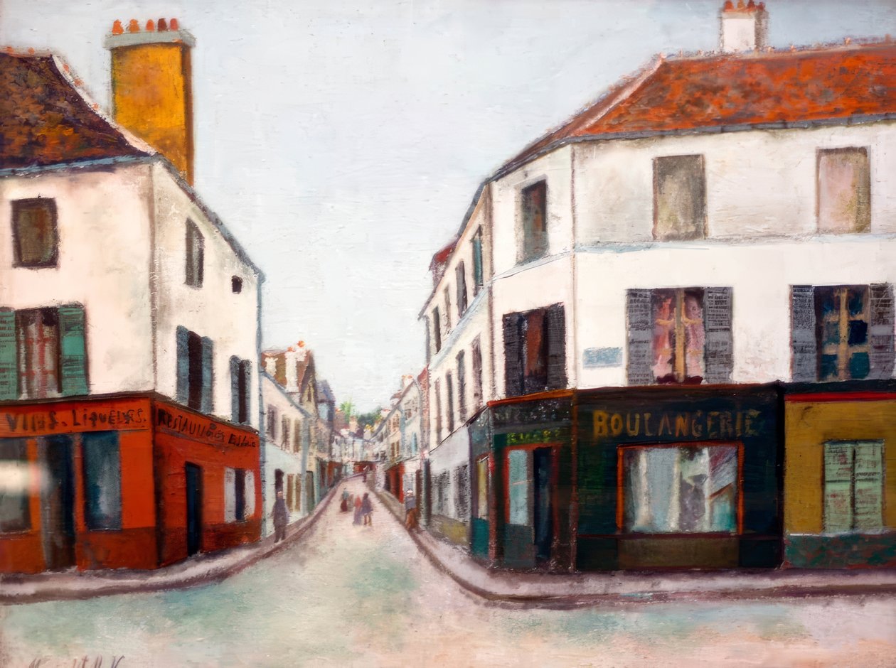 Via a Pontoise da Maurice Utrillo
