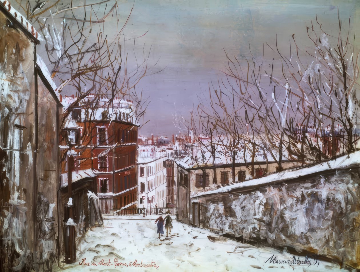 Via del Monte Cenis a Montmartre da Maurice Utrillo