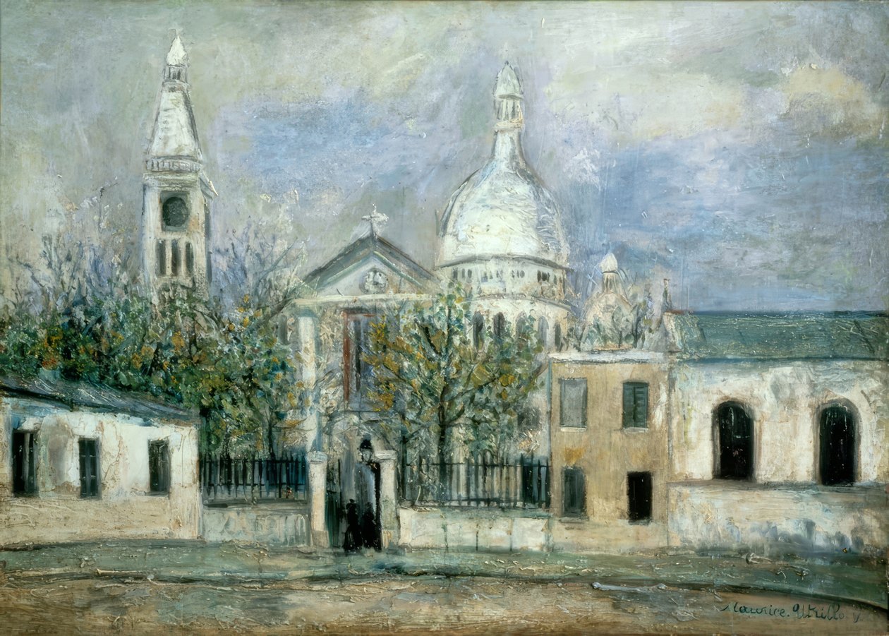 San Pietro di Montmartre da Maurice Utrillo