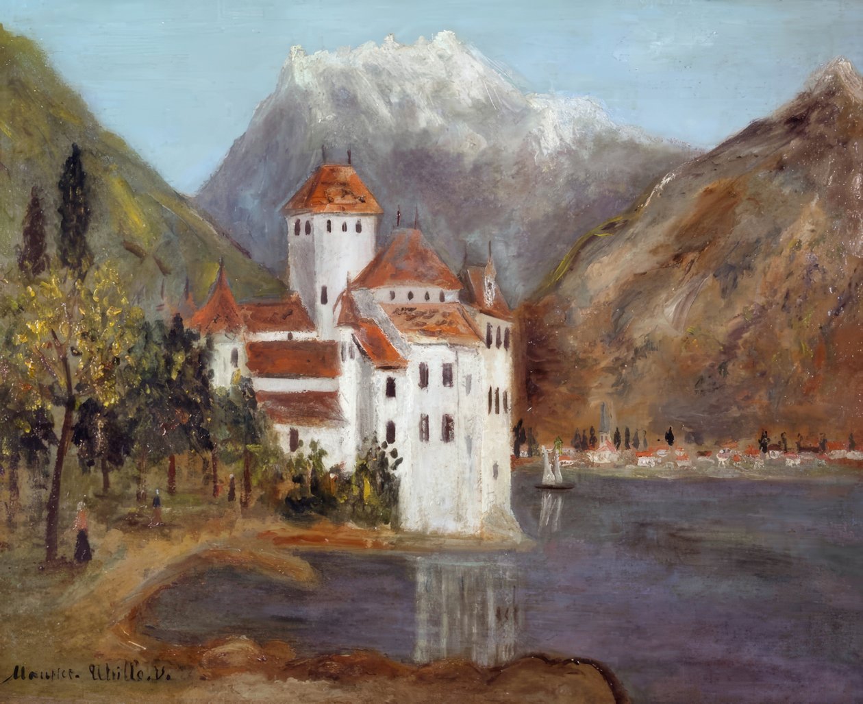 Castello di Chillon da Maurice Utrillo