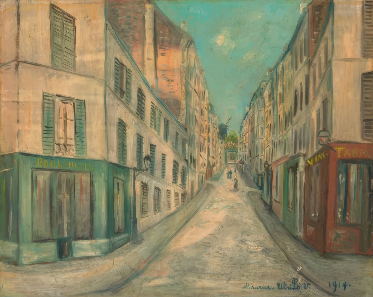 Strada a Parigi da Maurice Utrillo
