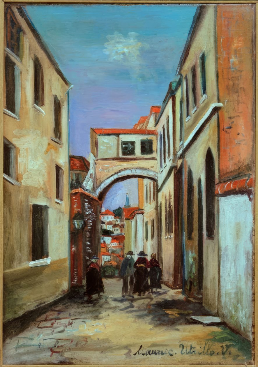 Strada a Villefranche da Maurice Utrillo