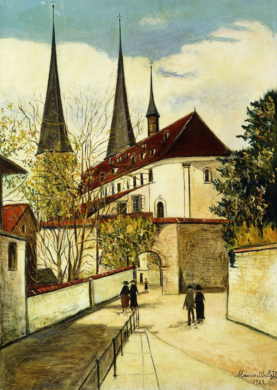 La Cattedrale di Lucerna; La Cathedrale de Lucerne da Maurice Utrillo