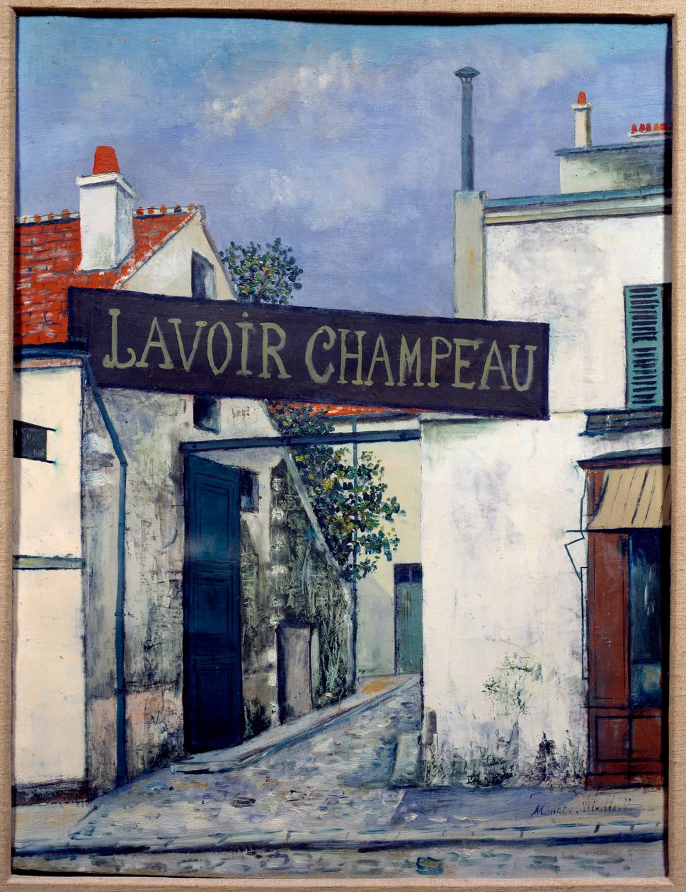 Il lavatoio di Champeau, XX secolo (olio su tela) da Maurice Utrillo
