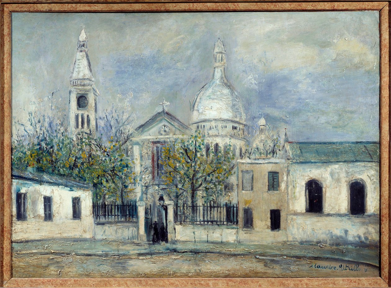 La chiesa di San Pietro a Montmartre da Maurice Utrillo