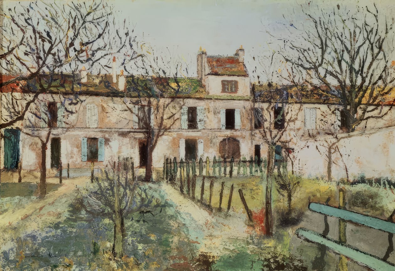 Il giardino di Montmagny  da Maurice Utrillo