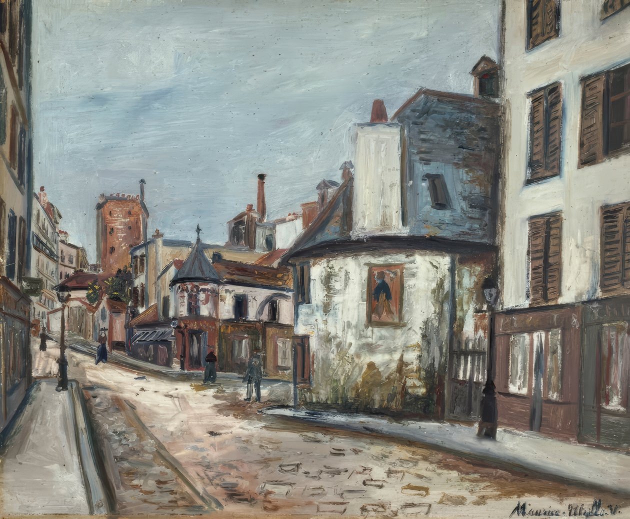La taverna "La Belle Gabrielle" da Maurice Utrillo
