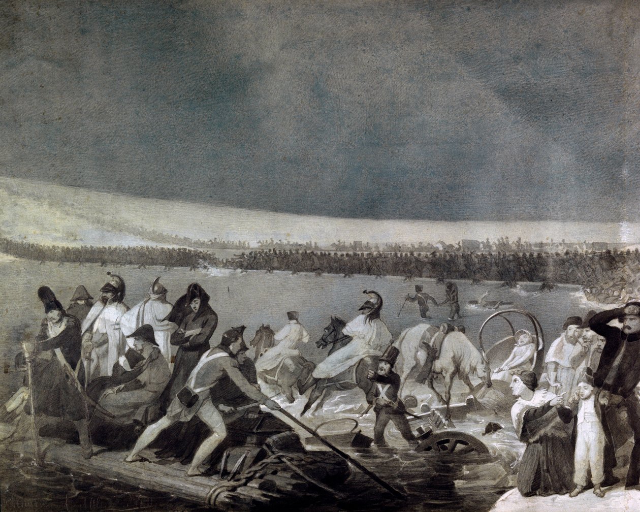 Ritirata dalla Russia (1812): il passaggio della Beresina (Berezina) da parte dell