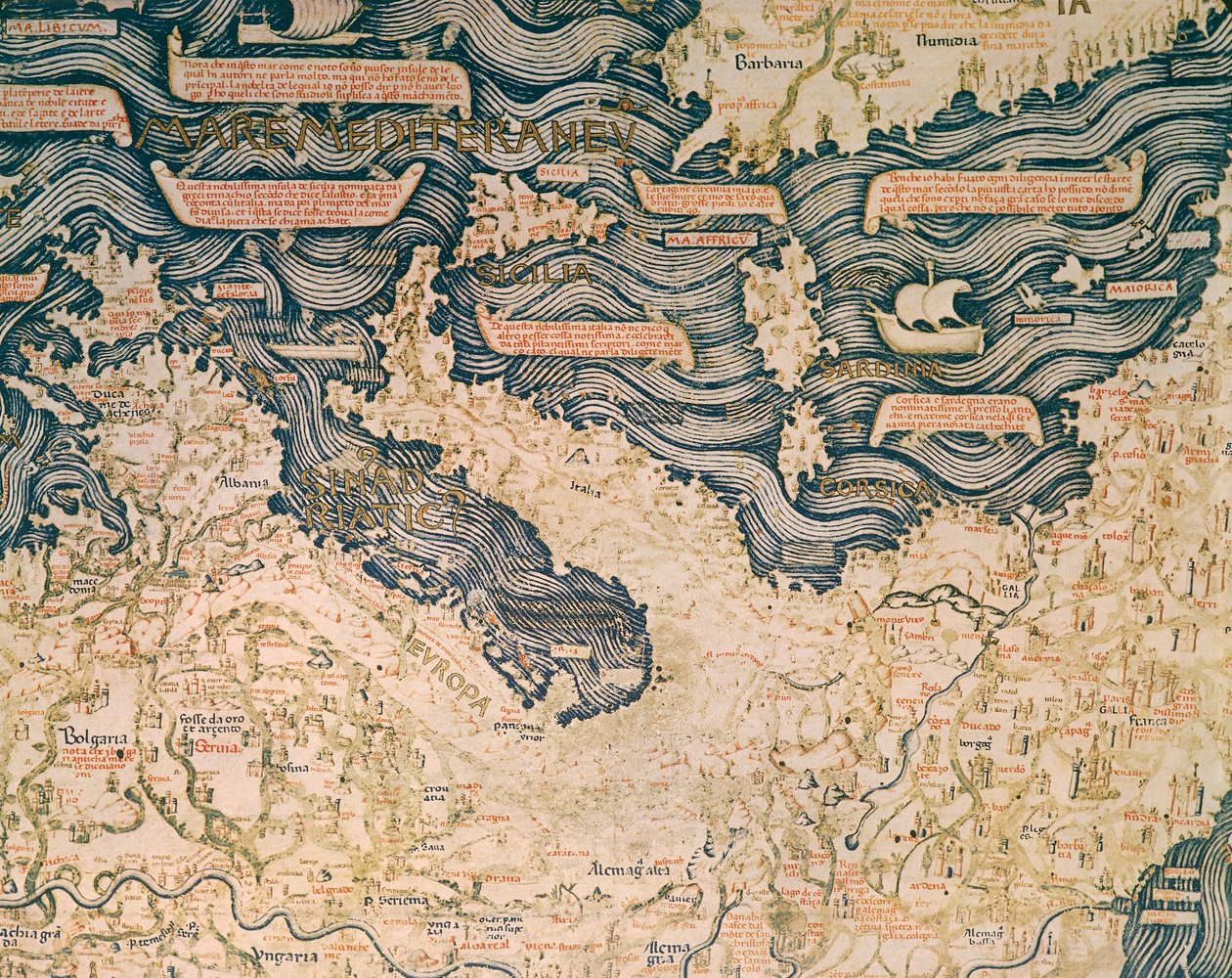 Mappa del mondo di Fra Mauro da Mauro Fra