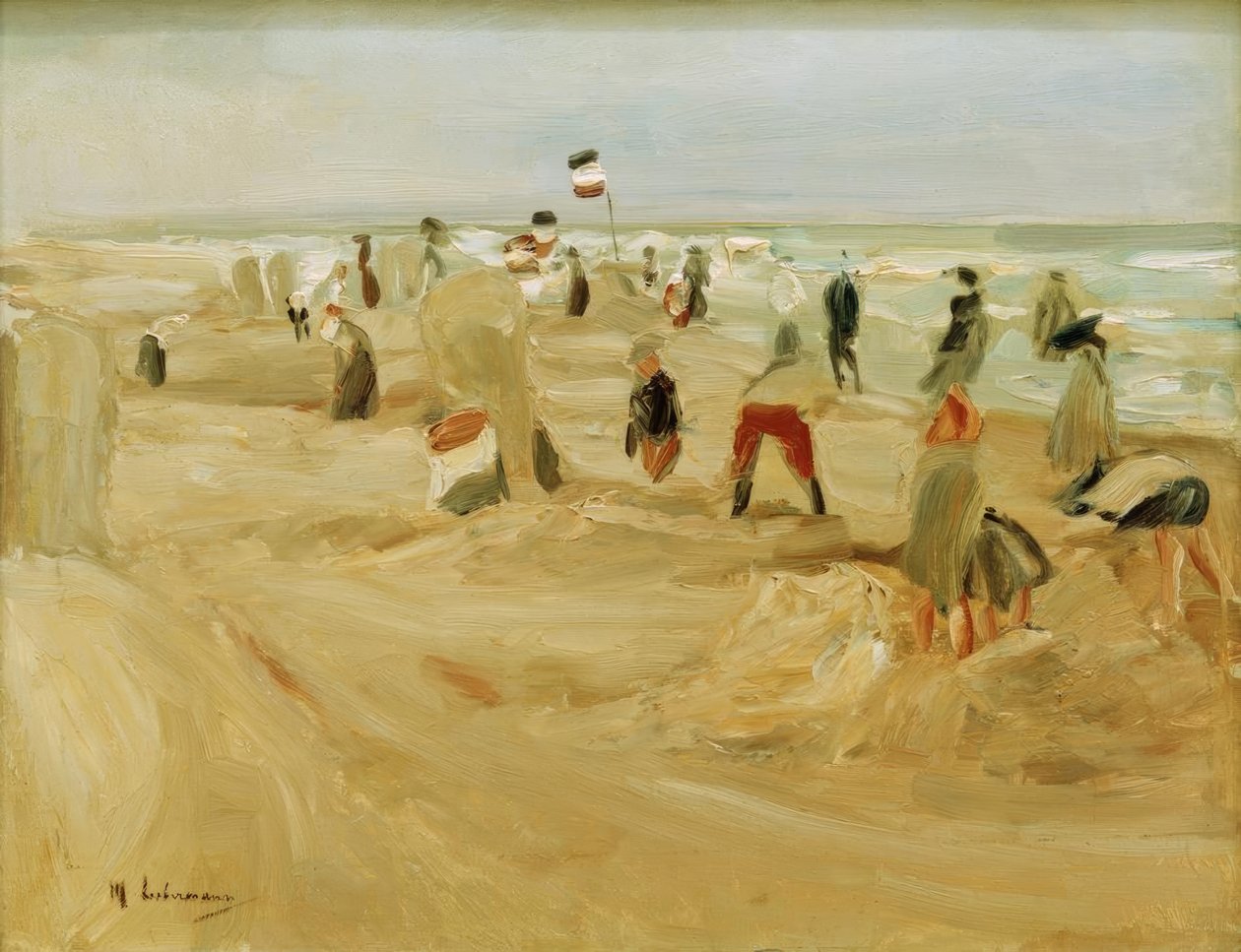 Sulla spiaggia di Noordwijk da Max Liebermann